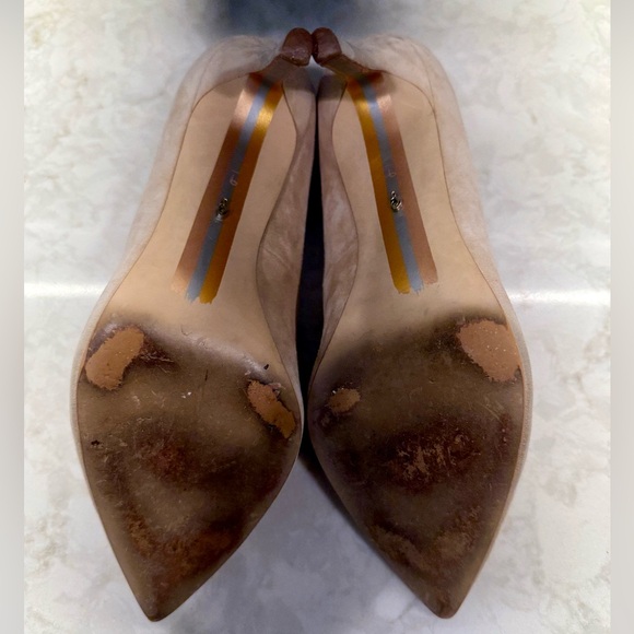 Sam Edelman Hazel Pump Beige Suede Size 9 - Picture 6 of 6